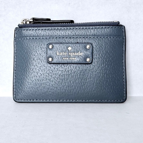 KATE SPADE New York Coin Purse-Cardholder Wallet-Blue - Picture 1 of 11